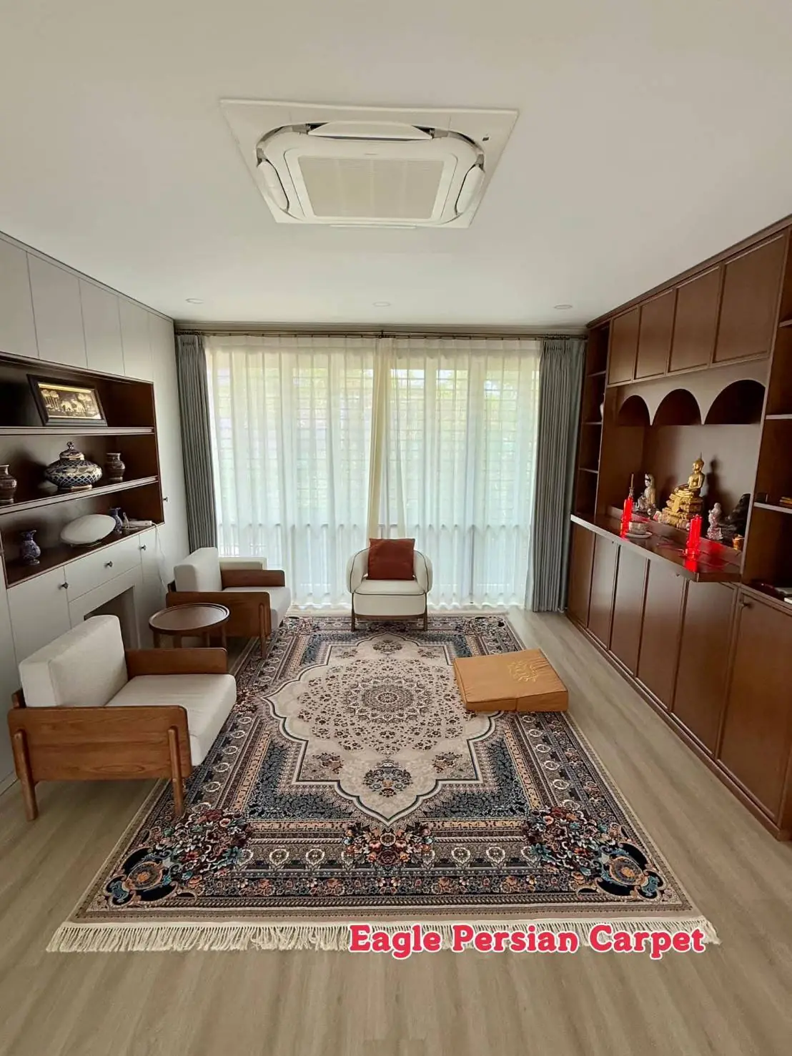 พรมเปอร์เซีย ในบ้านลูกค้า Eagle Persian Carpet