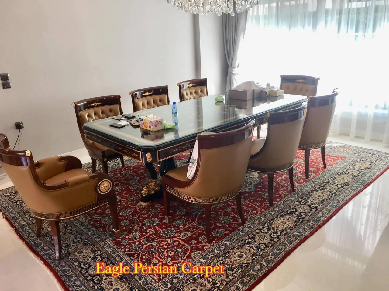พรมเปอร์เซีย ในบ้านลูกค้า Eagle Persian Carpet