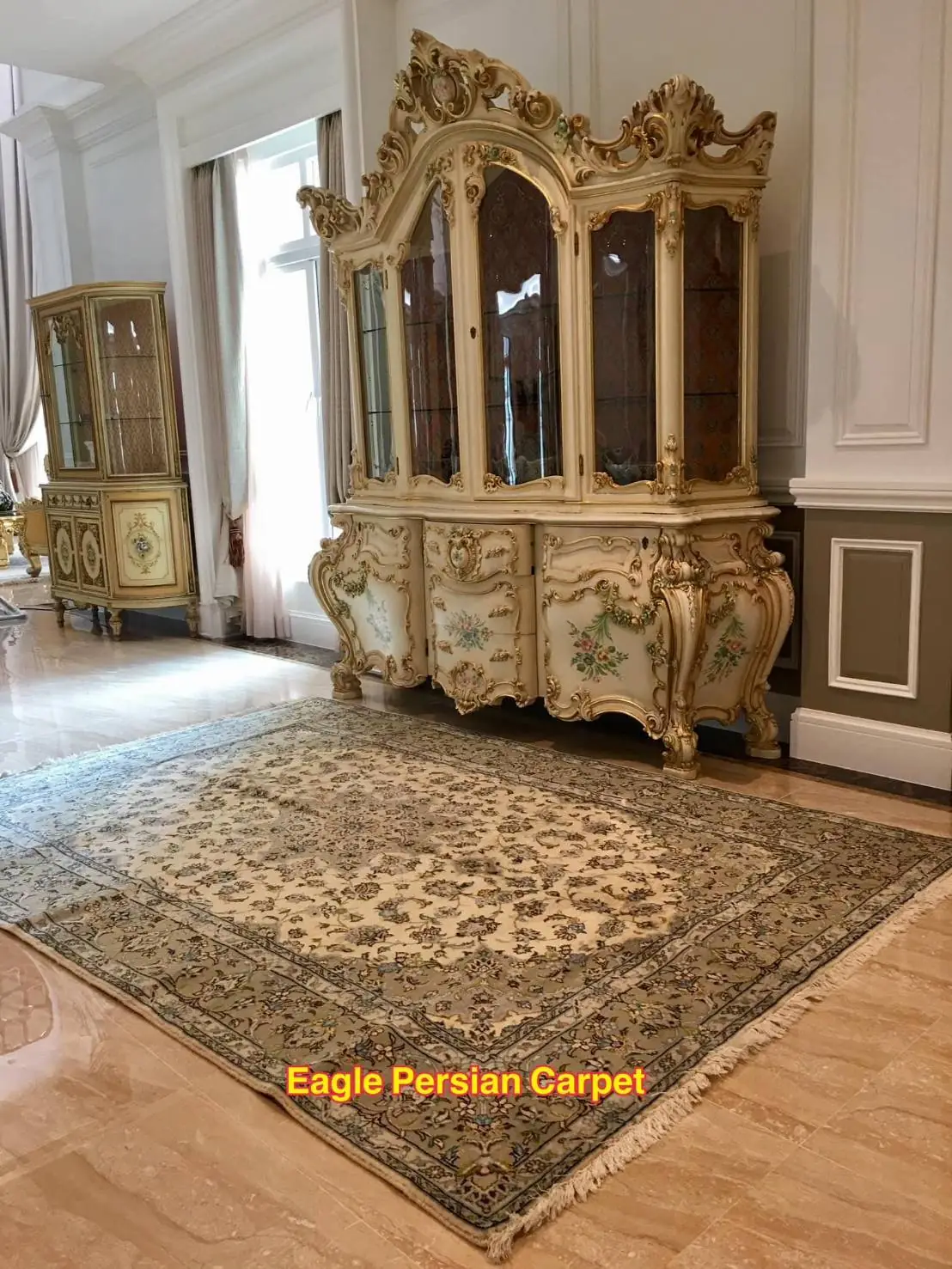 พรมเปอร์เซีย ในบ้านลูกค้า Eagle Persian Carpet