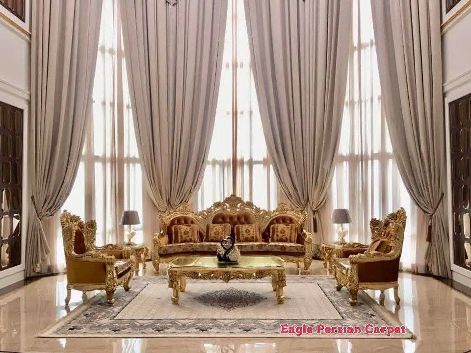 พรมเปอร์เซีย ในบ้านลูกค้า Eagle Persian Carpet
