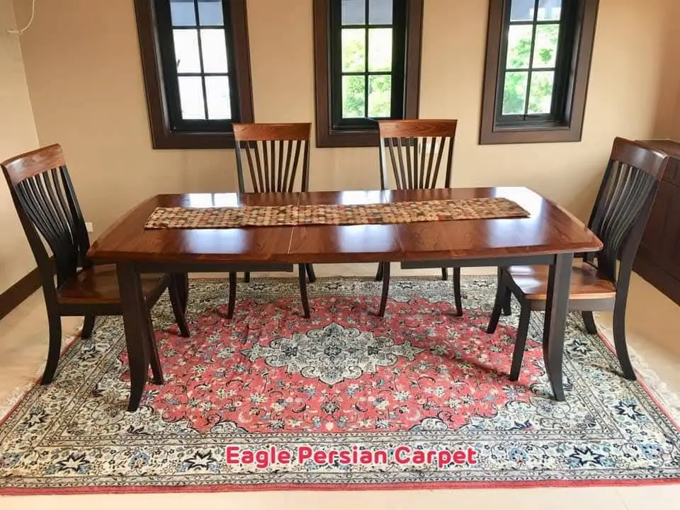 พรมเปอร์เซีย ในบ้านลูกค้า Eagle Persian Carpet