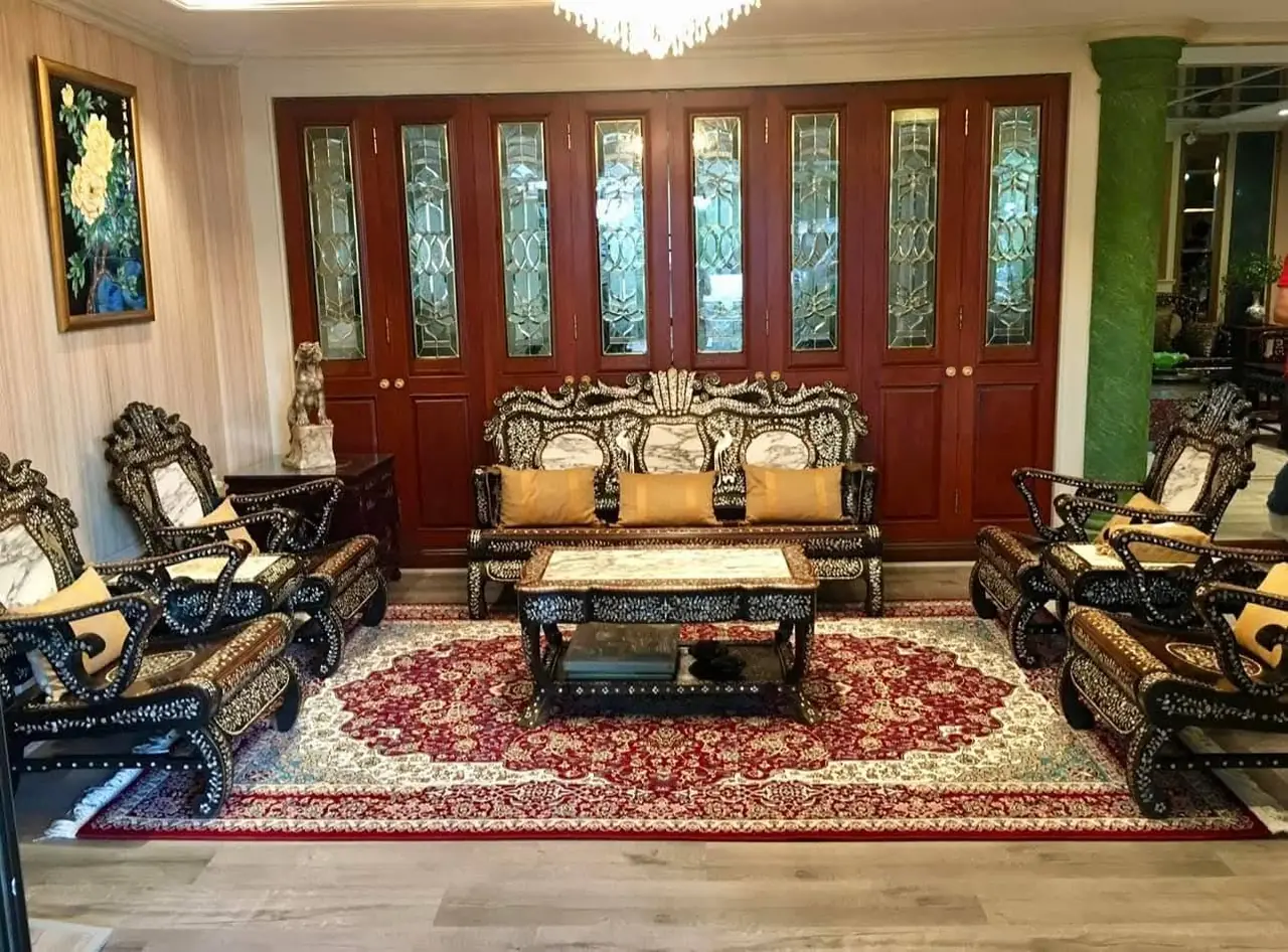 พรมเปอร์เซีย ในบ้านลูกค้า Eagle Persian Carpet