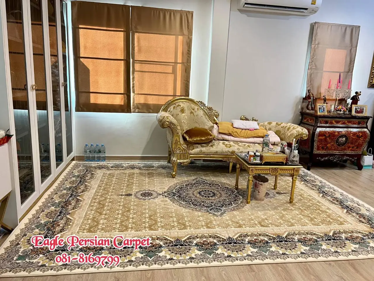 พรมเปอร์เซีย ในบ้านลูกค้า Eagle Persian Carpet